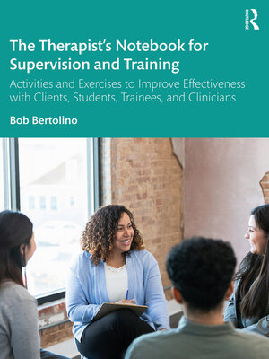 cover image of The Therapist's Notebook for Supervision and Training